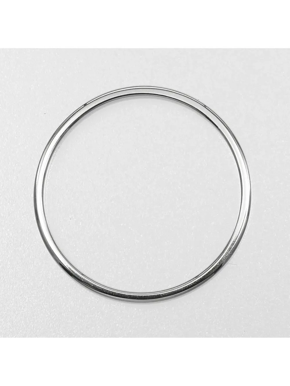 Chanel John Eternal Band Ring Platinum #327472C95B